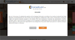 Desktop Screenshot of click4flats.com